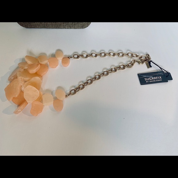 Sugarfix by Baublebar peach and gold necklace - Picture 2 of 2